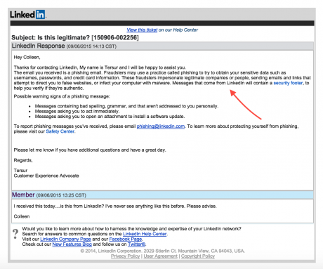 LinkedIn Support