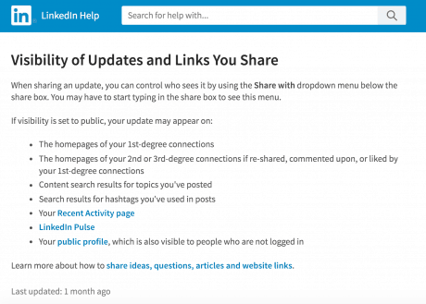 Privacy Settings